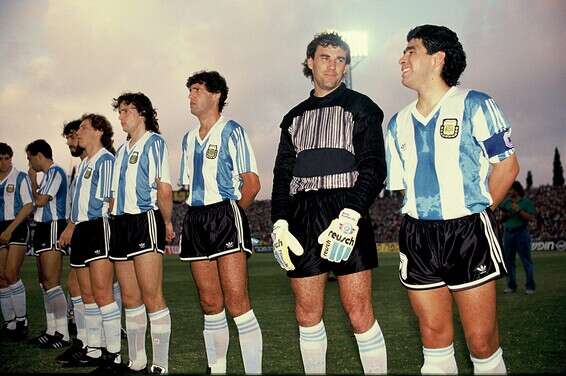 דייגו מראדונה ונבחרת ארגנטינה באיצטדיון ר"ג. כואב הלב // צילום: משה שי